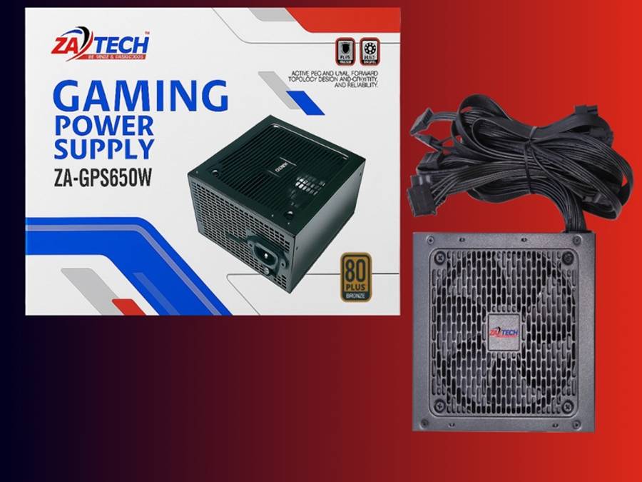 ZATECH 650W Gaming Power Supply Bronze