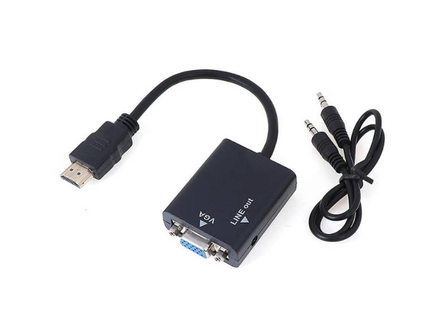 HDMI To Vga Adapter With Audio In Box