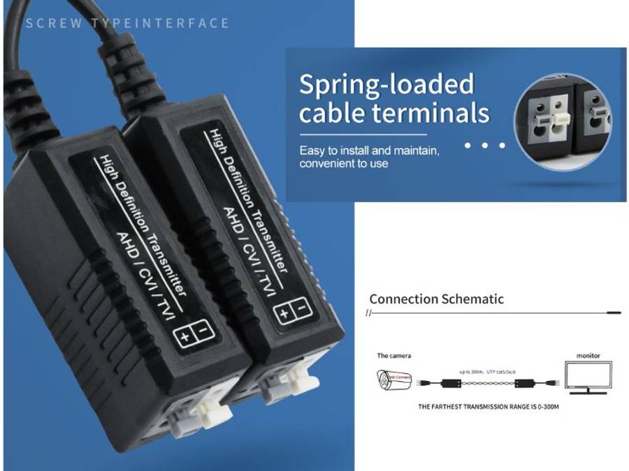 VIDEO Balun 400M Twisted Pair
