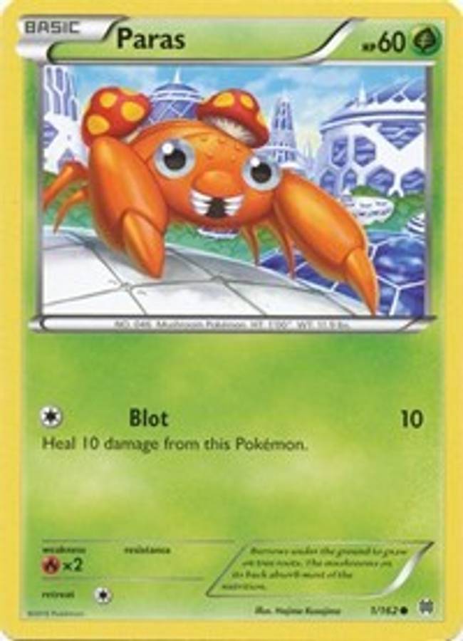 Paras #1/162 - XY - BREAKthrough (Normal - Near Mint) - Normal - Near Mint