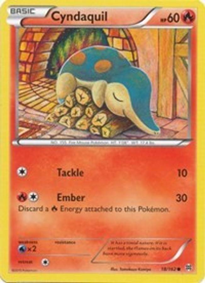 Cyndaquil #18/162 - XY - BREAKthrough (Normal - Near Mint) - Normal - Near Mint