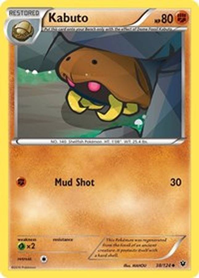 Kabuto #38/124 - XY - Fates Collide (Normal - Near Mint) - Normal - Near Mint