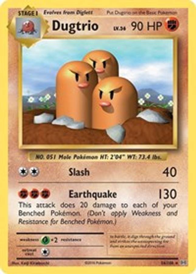 Dugtrio #56/108 - XY - Evolutions (Normal - Near Mint) - Normal - Near Mint