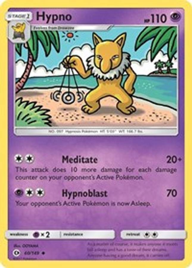 Hypno #60/149 - SM Base Set (Normal - Near Mint) - Normal - Near Mint