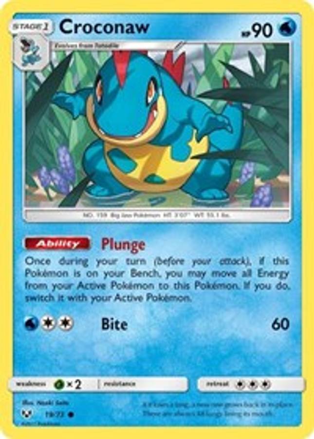 Croconaw #19/73 - Shining Legends (Normal - Near Mint) - Normal - Near Mint