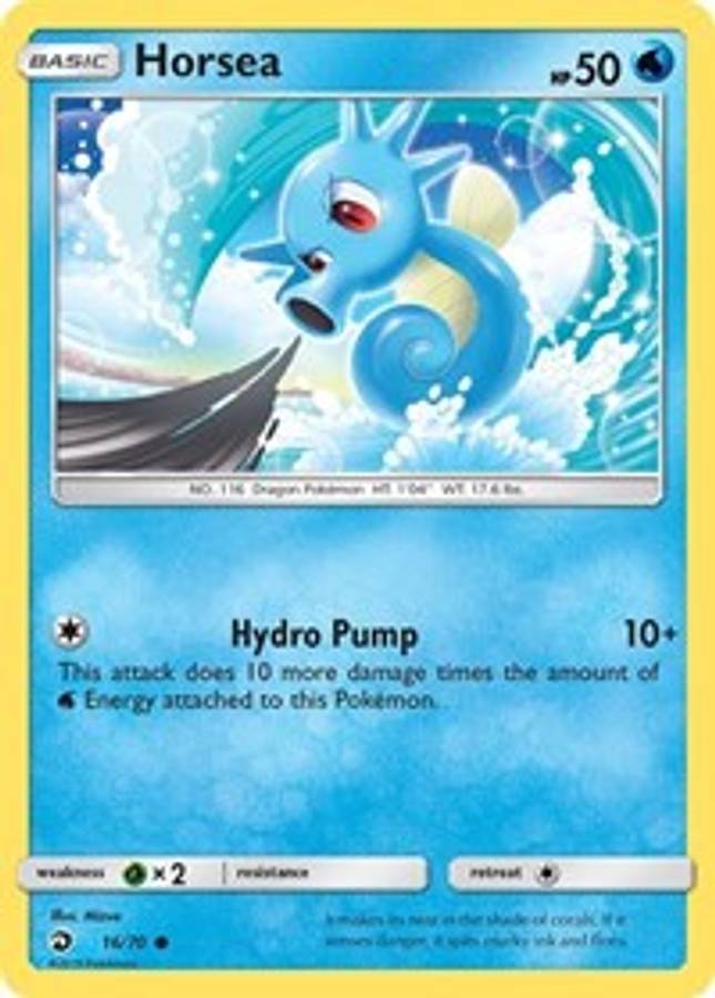 Horsea (16) #16/70 - Dragon Majesty (Normal - Near Mint) - Normal - Near Mint