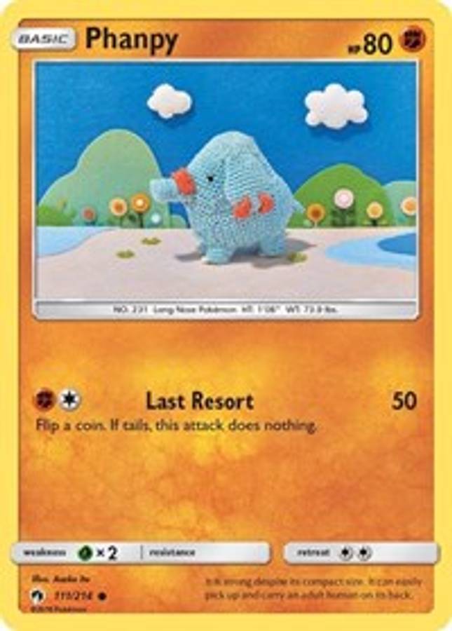 Phanpy #111/214 - SM - Lost Thunder (Normal - Near Mint) - Normal - Near Mint