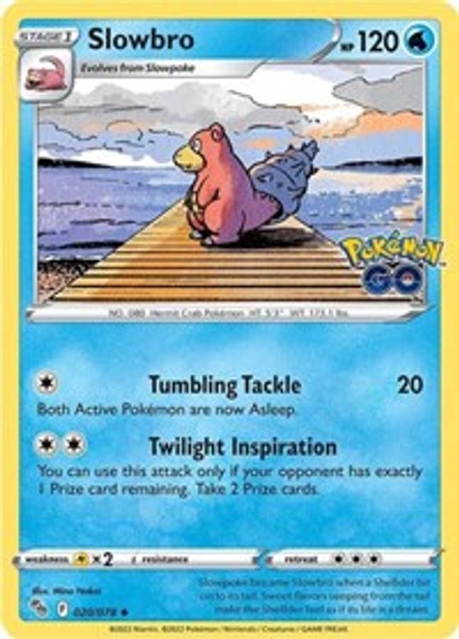 Slowbro #020/078 - Pokemon GO (Normal - Near Mint) - Normal - Near Mint