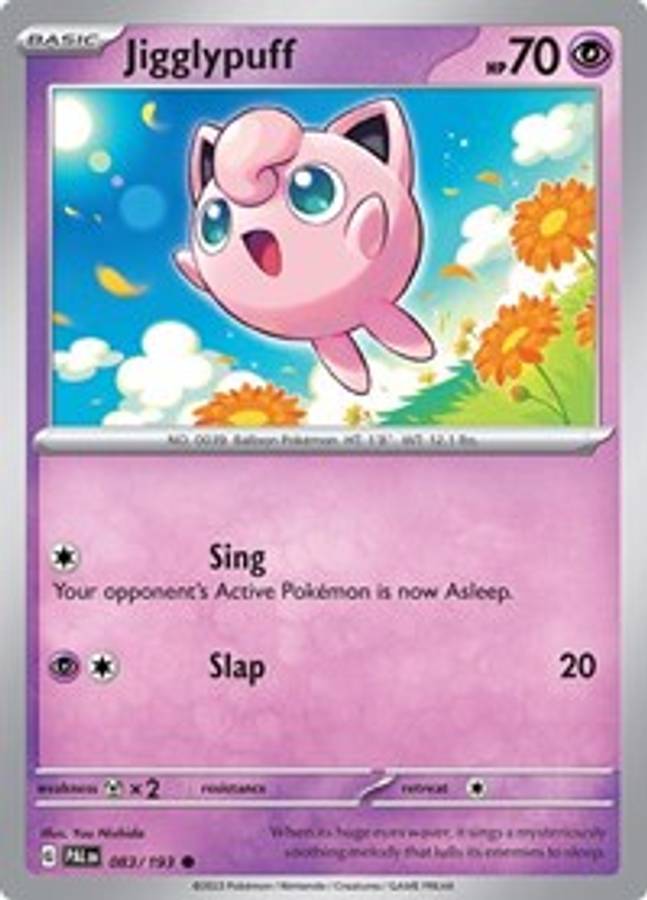 Jigglypuff #083/193 - SV02: Paldea Evolved (Normal - Near Mint) - Normal - Near Mint