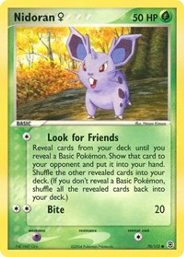 Nidoran F #70/112 - EX FireRed & LeafGreen (Normal - Near Mint) - Normal - Near Mint