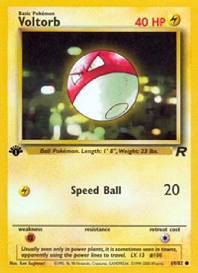 Voltorb #69/82 - Team Rocket (Unlimited - Lightly Played) - Unlimited - Lightly Played