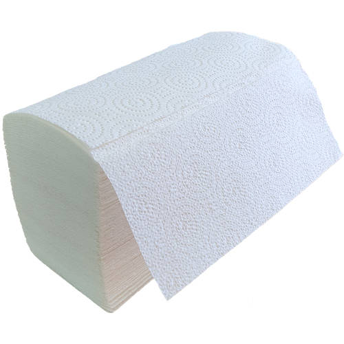 Laminated Folded Hand Tissue 2PLY 2400 SHEETS 240mm x 200mm  39gsm Interleaved