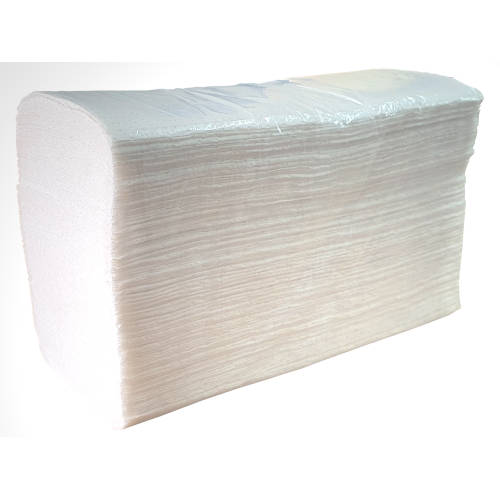 LAMINATED FOLDED HAND TOWEL 2PLY  2000 SHEETS  240mm x 200mm  39gsm  Interleaved