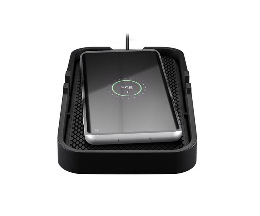 Goobay Wireless Qi Charging Mat 15W Fast Charger - Black