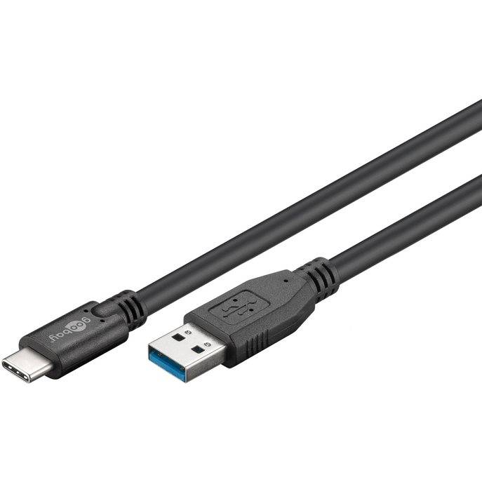 Goobay Sync & Charge Super Speed USB-C to USB A 3.0 Charging 2m Cable