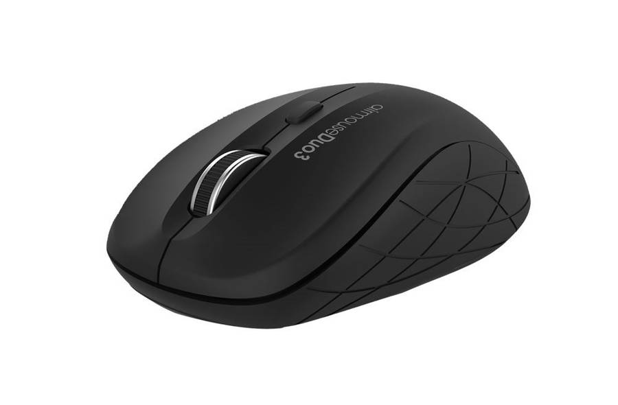 Alcatroz Airmouse Duo 3 Silent Wireless and Bluetooth Mouse - Black