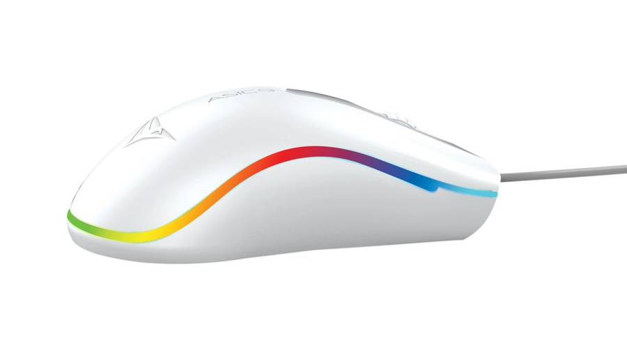 Alcatroz Asic 9 RGB FX Wired USB Mouse - White