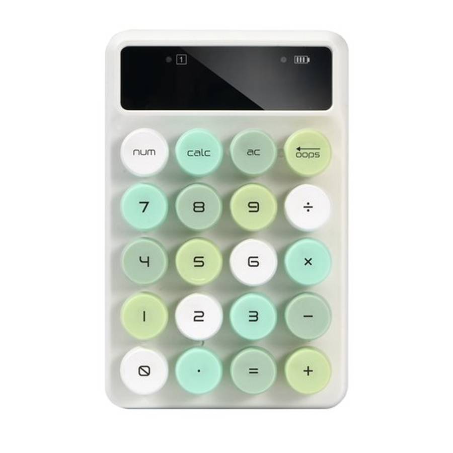 Alcatroz JellyBean Num A3 Bluetooth and Wireless Numpad - Crayon Green