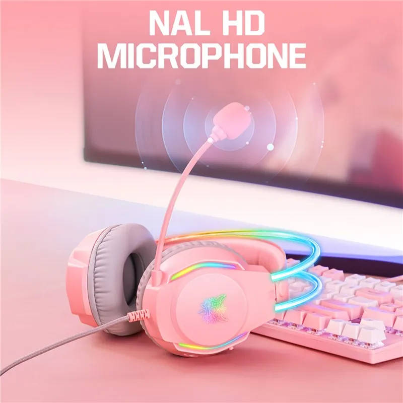 Onikuma X26 Pink Gaming Headset