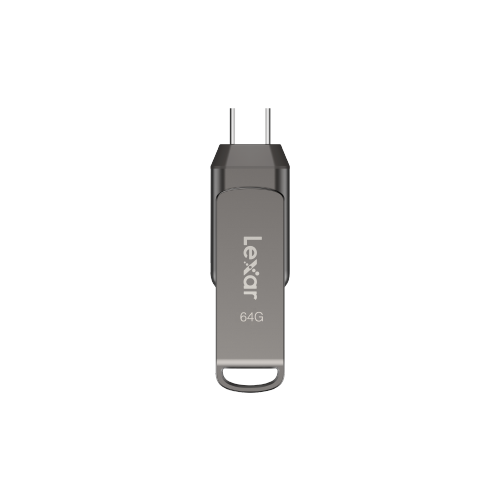 Lexar JumpDrive D400 64GB Dual Drive USB 3.1+Type-C Flash Drive