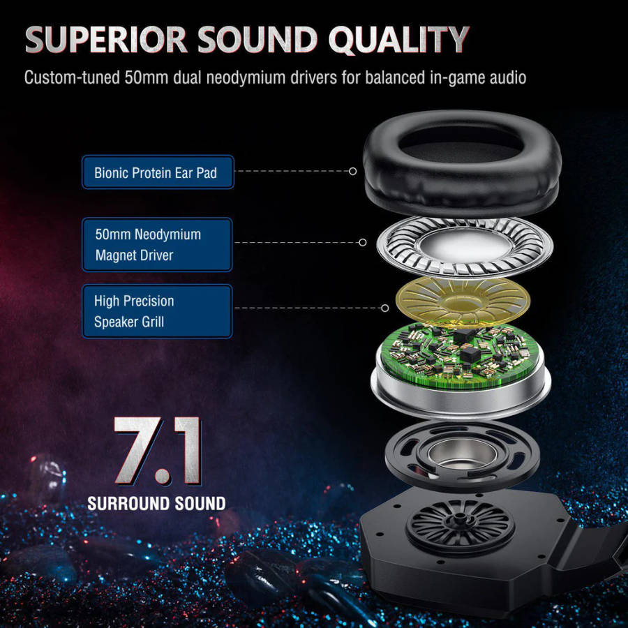 Onikuma K8 Black Gaming Headset