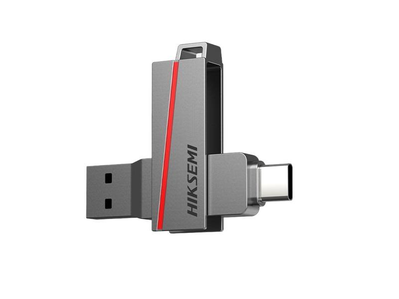 Hiksemi Dual Slim 128GB 2-in-1 USB Flash Drive