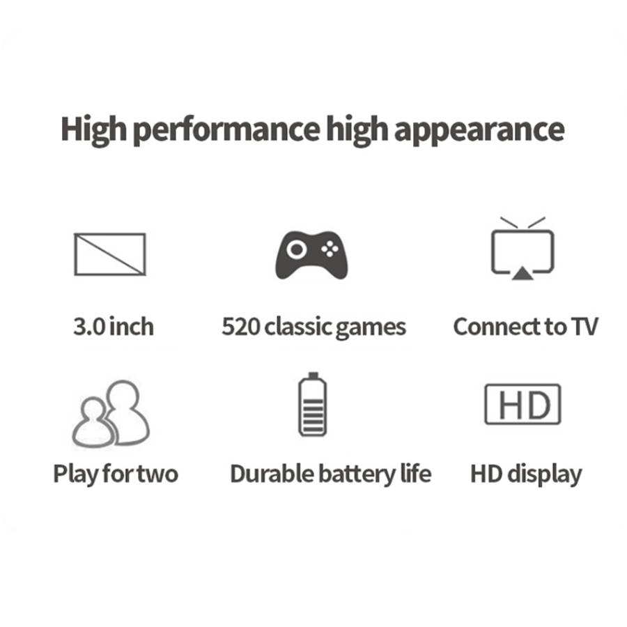 Andowl - QGS8 - Retro Hand-Held Gaming Console