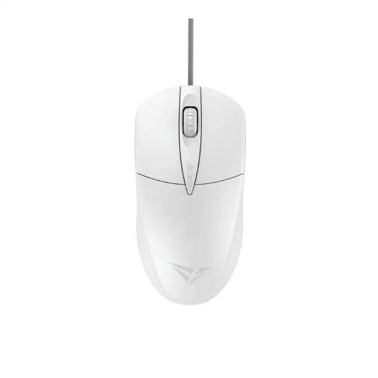 Alcatroz Asic 2 High Resolution Optical Wired Mouse - White