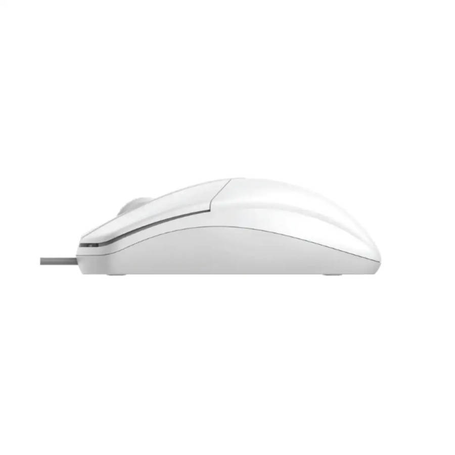 Alcatroz Asic 2 High Resolution Optical Wired Mouse - White