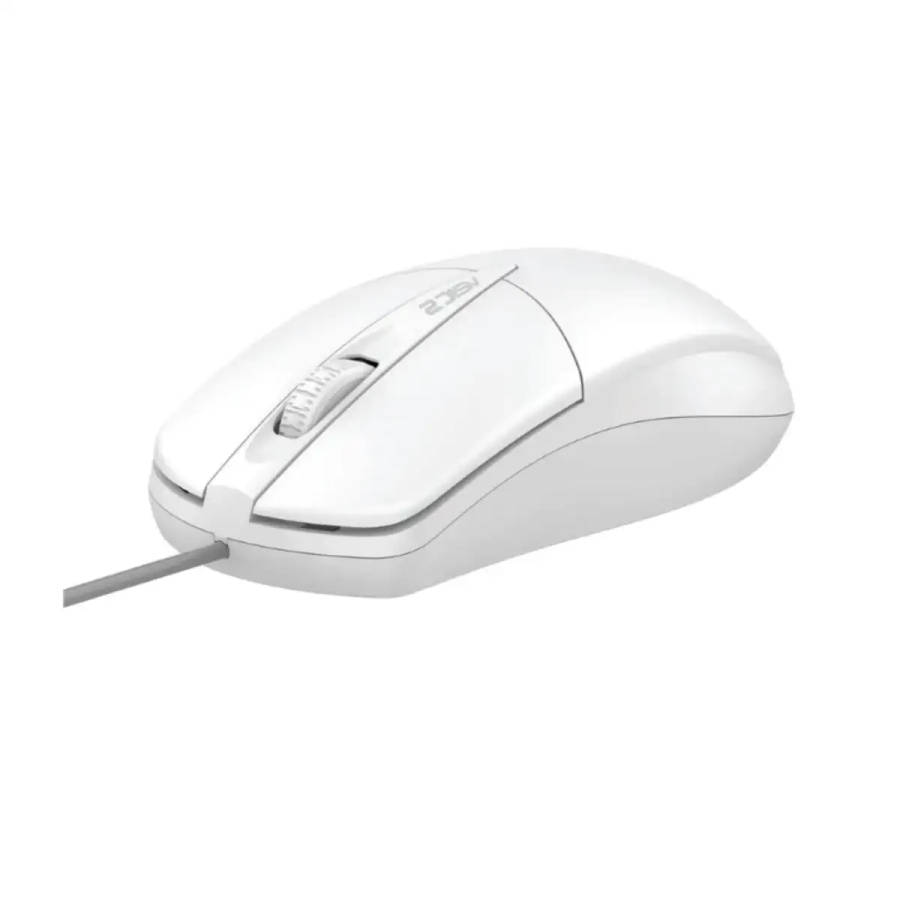 Alcatroz Asic 2 High Resolution Optical Wired Mouse - White