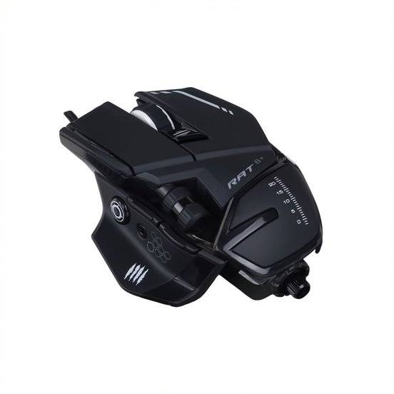 Mad Catz R.A.T. 6+ Wired Optical Gaming Mouse - Black