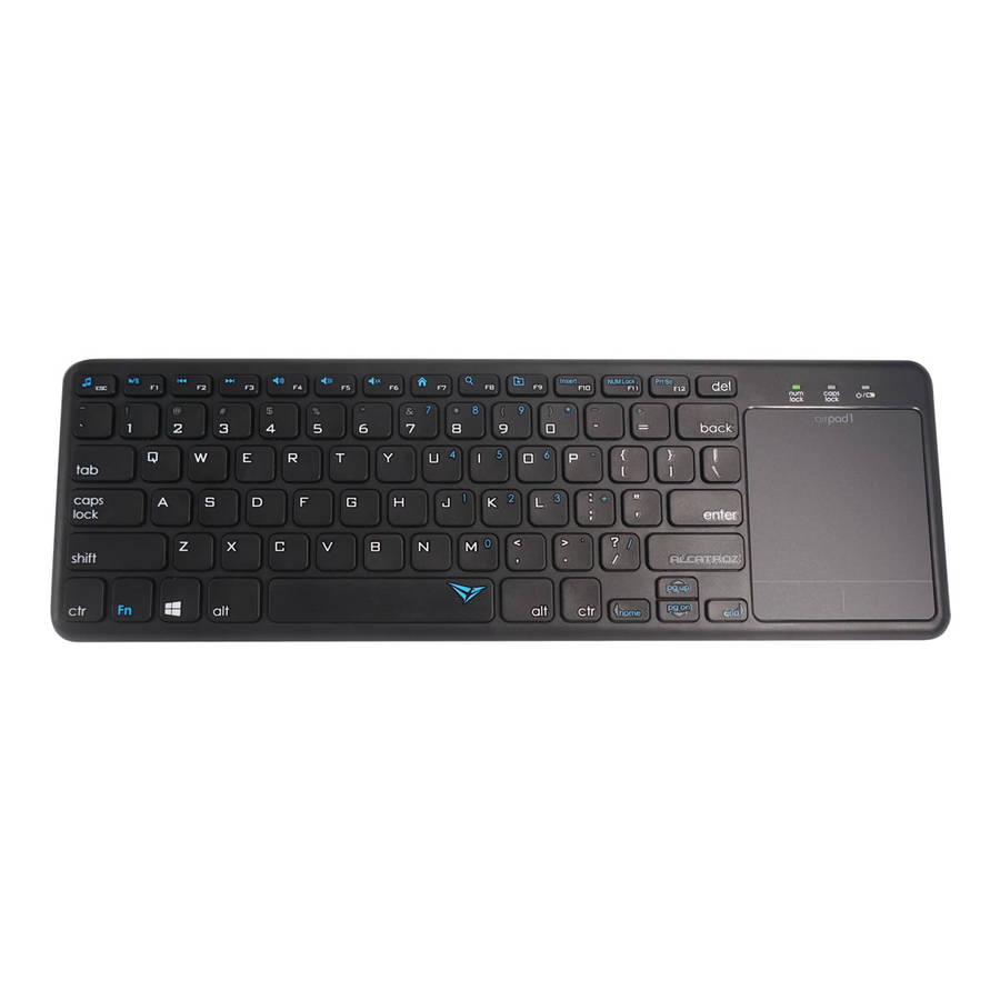 Alcatroz Airpad 1 Wireless Keyboard with touchpad - Black