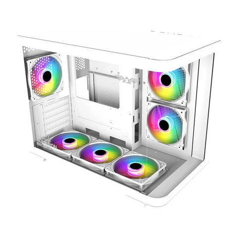 Armaggeddon Aquaron X-Curve 285 MicroATX Gaming Case - White