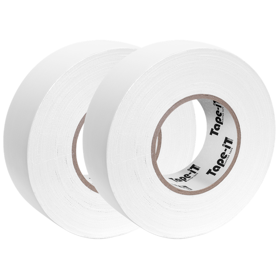 Ti4850WG2 | Tape-iT 2 Pack of White Gaffer Tape Rolls 48mm x 50m
