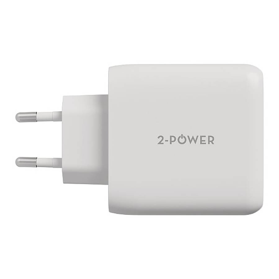 2PWC32W02-EU | 2-Power 32W with USB Type-C and Type-A Ports Wall Charger