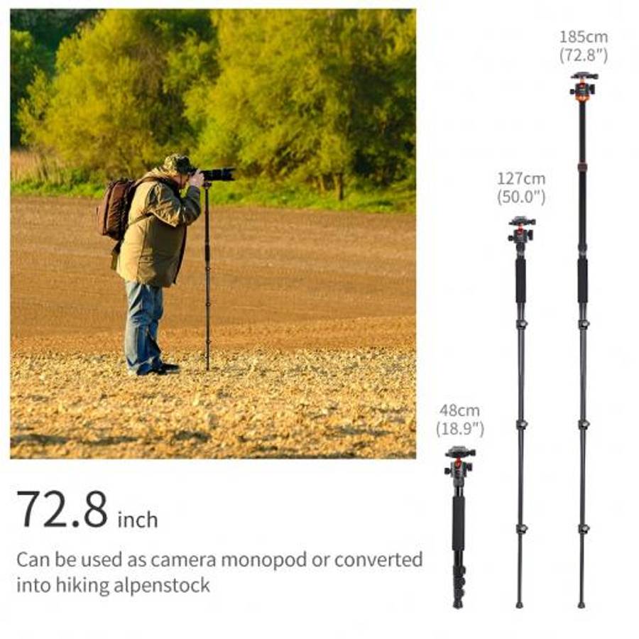 KF09.089 | K&F Pro-Operator Photography Tripod with Monopod Feature