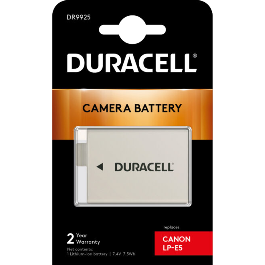 DR9925 | Duracell LP-E5 Camera Battery for Canon