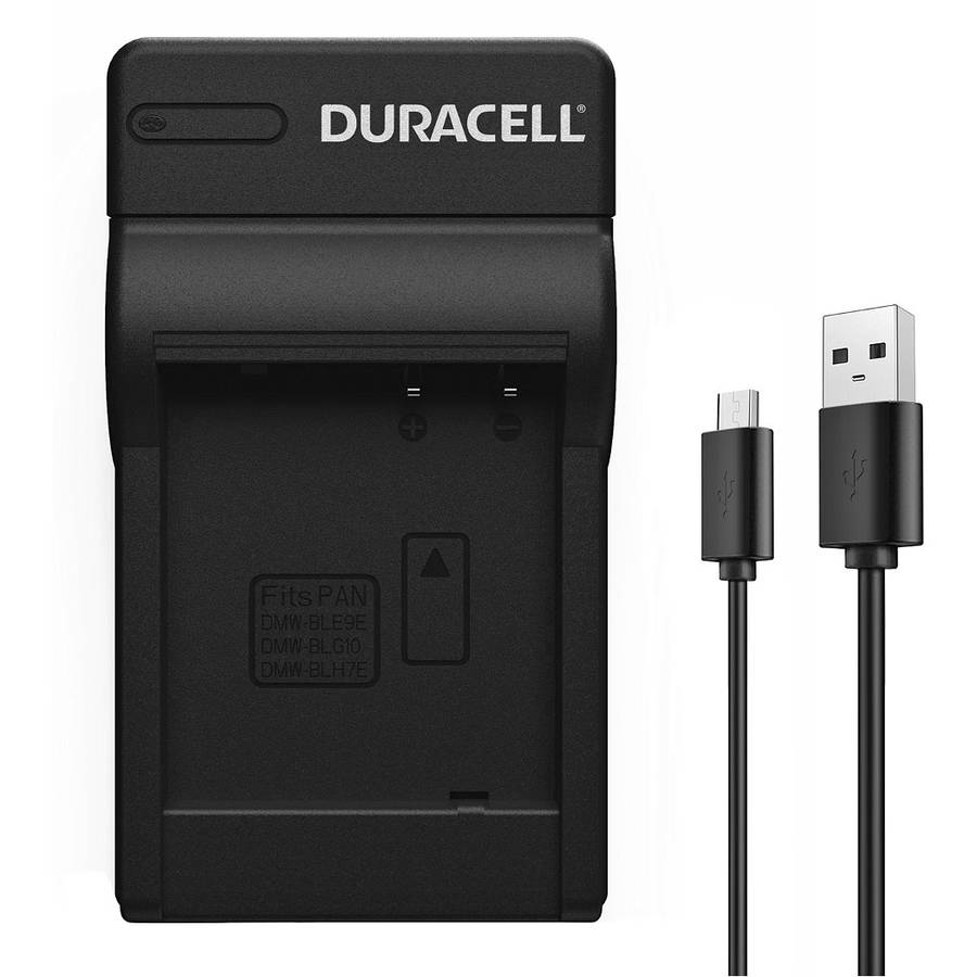 Charger for Panasonic DMW-BLE9 Battery by Duracell