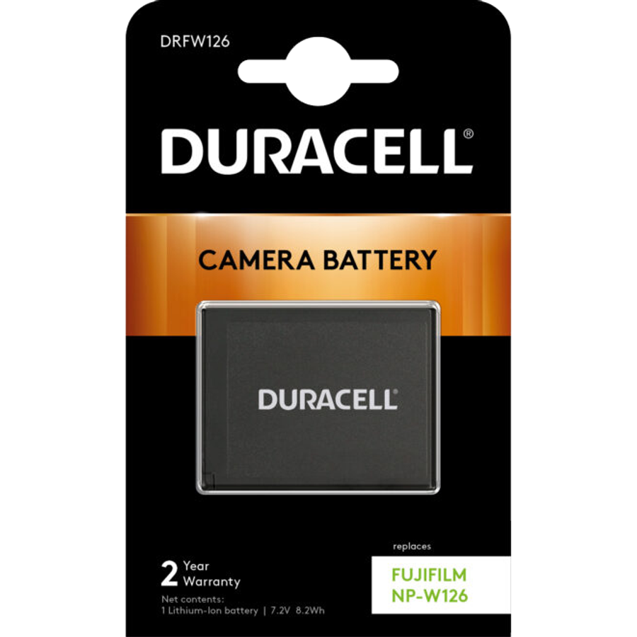 DRFW126 | Duracell NP-W126 Camera Battery for Fujifilm