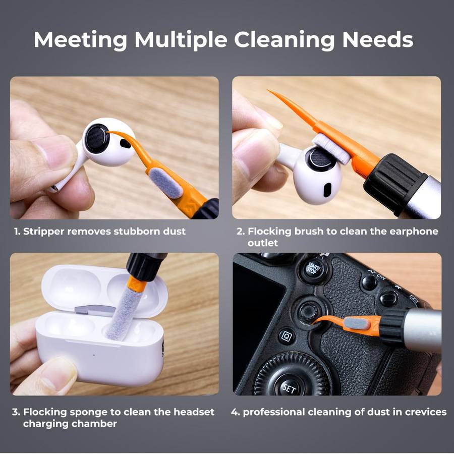 SKU.1976 | K&F 5-in-1 Electronics Cleaning Pen with Full Frame Sensor Swabs