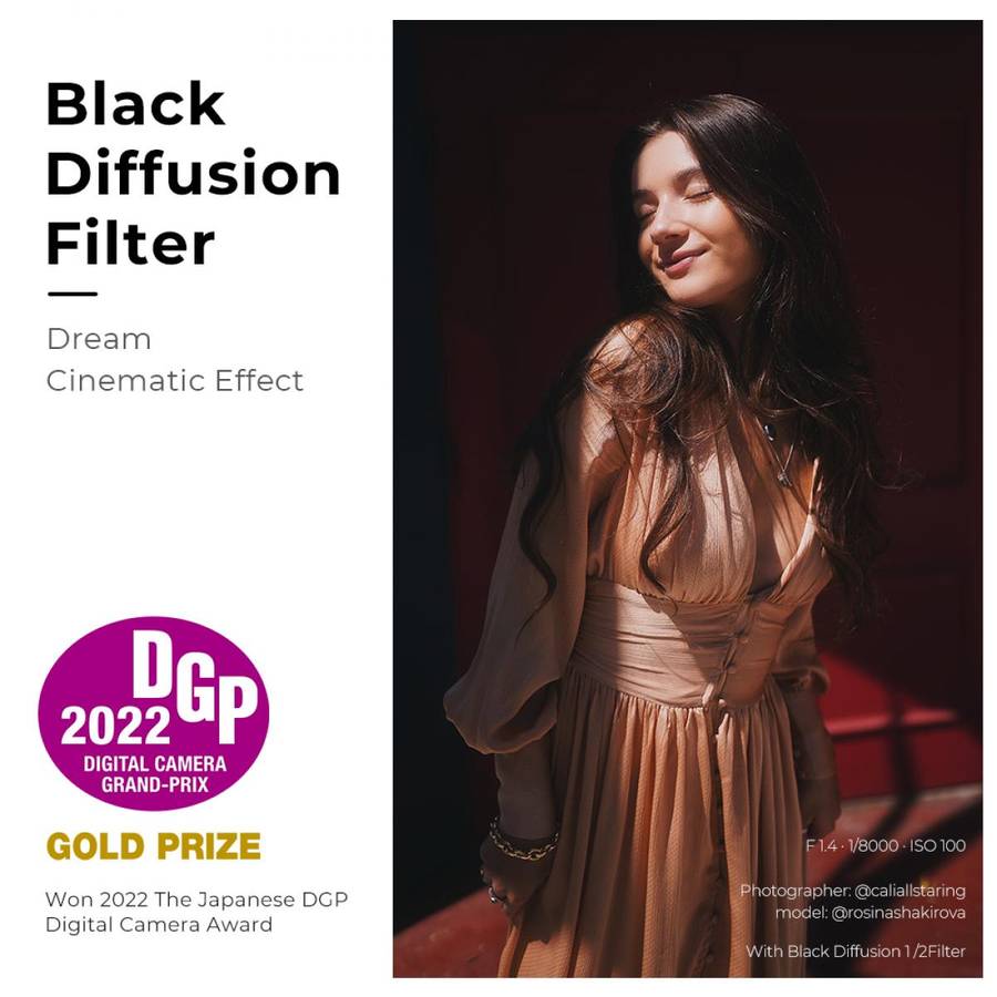 K&F 40.5mm Black Mist Diffusion Effect Filter 1/4 Nano-X Series | KF01.1621