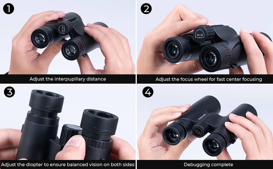KF33.071 | K&F Sport-Compact Binoculars 12x32