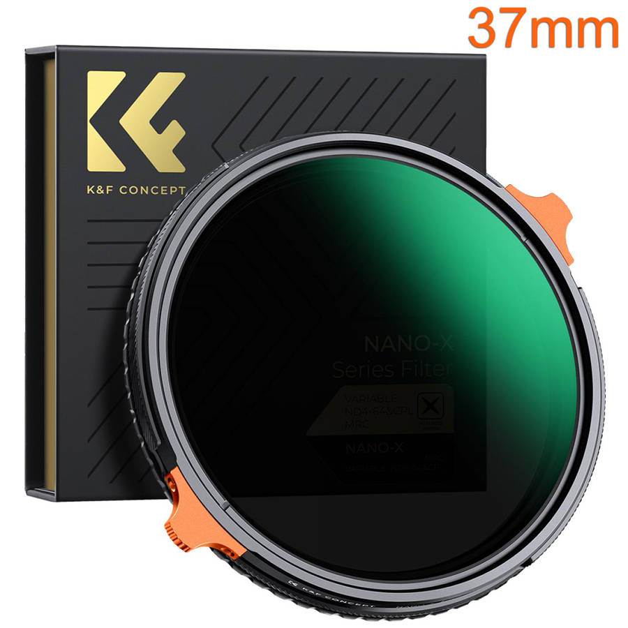 KF01.1910 | K&F 49mm 2-in-1 CPL and Variable ND 4-64 Filter Nano-X Series