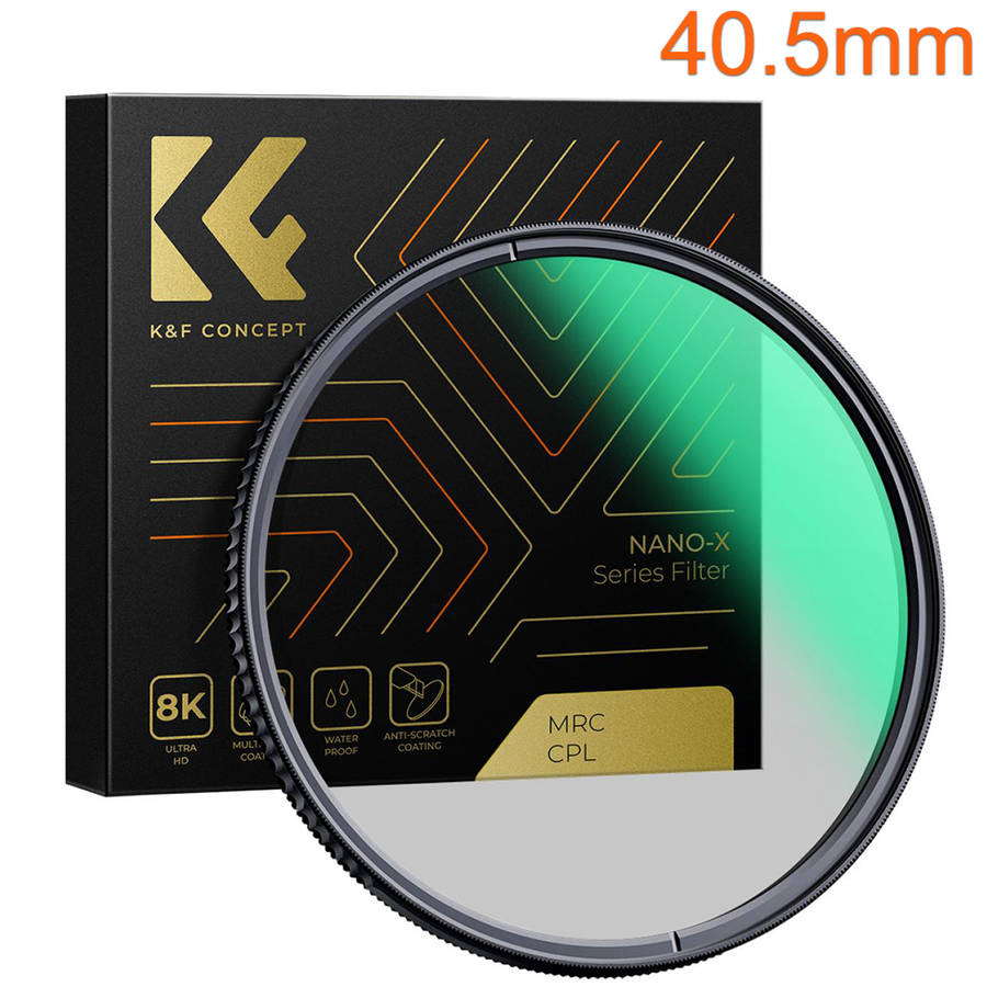 KF01.989 | K&F 40.5mm Circular Polariser (CPL) Filter Nano-X Series