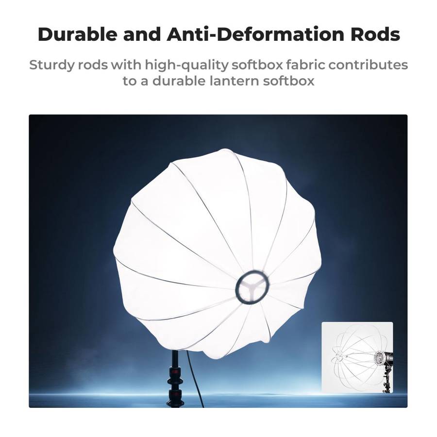 K&F 85cm Lantern Softbox with Bowens Mount and Quick Setup | KF18.0009V1