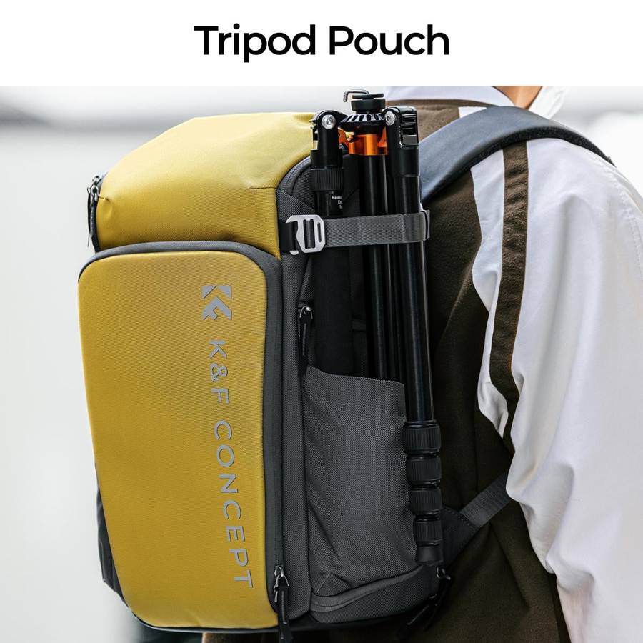 KF13.128 | K&F Alpha-Air-Shooter (Yellow) Photographers Backpack
