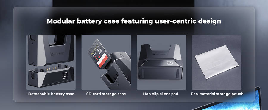 KF28.0088 | K&F Canon LP-E6NH Kit - 2 Batteries and 18W Fast Dual Charger