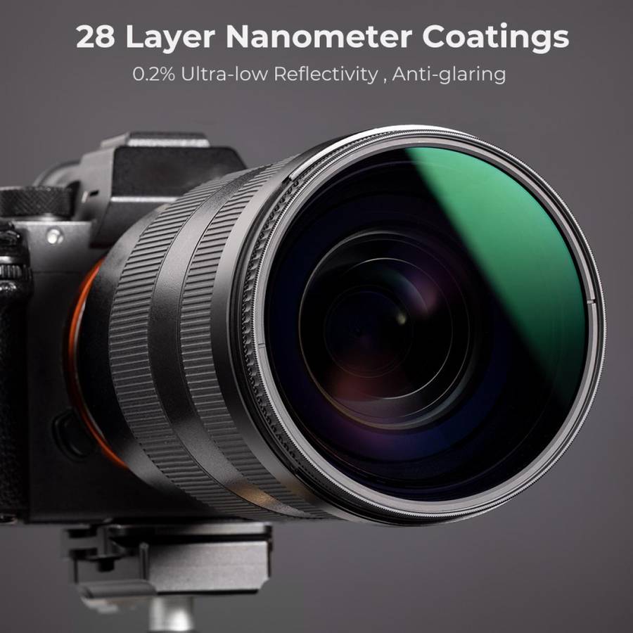 KF01.991 | K&F 46mm Circular Polariser (CPL) Filter Nano-X Series