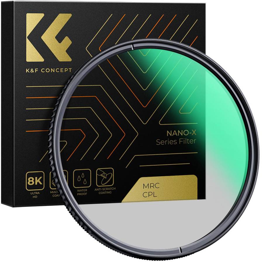 KF01.991 | K&F 46mm Circular Polariser (CPL) Filter Nano-X Series