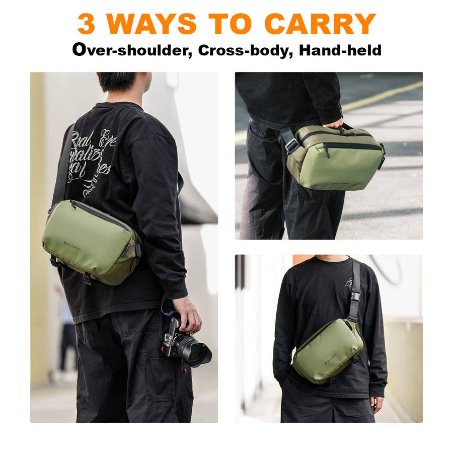 KF13.157V2 | K&F Alpha (Green) Photographers Sling Bag
